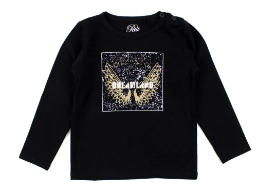 Petit by Sofie Schnoor t-shirt black/gold